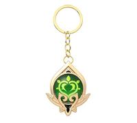 SOOYOOYOO Sumeru Cosplay Portachiavi Per Genshin Impact, Metal Vision Portachiavi Occhio di Dio Ciondolo Dendro Merch