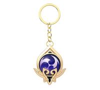SOOYOOYOO Sumeru Cosplay Portachiavi Per Genshin Impact, Metal Vision Portachiavi Occhio di Dio Ciondolo Electro Merch