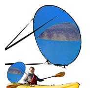 Sop kayak vela per paddle board, telo portatile, pagaia antivento pieghevole | Vela antivento resistente per kayak e canoa, kit di vela per paddle board facile da usare, telo in sop compatto e leggero