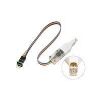 SOP8 WSON8 QDFN8 Chip Download Burn Write Probe Spring Pin Flash Eeprom Chip Burner Cavo Spaziatura Passo 6.5