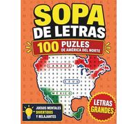Sopa de Letras: 100 Puzzles de America del Norte