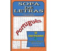Sopa de Letras: 50 Caça-Palavras em Português | Jogos Extra | Livro de Atividades Cognitivas para Adultos | Exercícios de Memória e Concentração