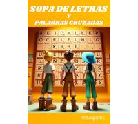 Sopa de letras.: 50 sopas de letras con 10 palabras cada uno para niños.