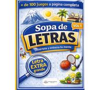 SOPA DE LETRAS CON LETRA EXTRA GRANDE: Diviértete y entrena tu mente