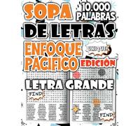 Sopa de Letras de 10.000 Palabras - Edición Enfoque Pacífico para Momentos de Calma y Concentración