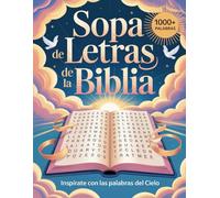 Sopa De Letras De La Biblia: Pasatiempos Relajantes En Español Para Adultos Y Mayores