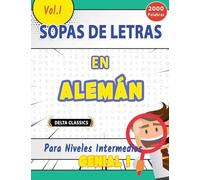 SOPA DE LETRAS EN ALEMÁN PARA NIVELES INTERMEDIOS - GENIAL! VOL.1 - DELTA CLASSICS