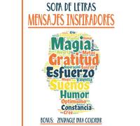 Sopa de letras en español inspiracional para niños y jóvenes:: Busca palabras motivadoras y optimistas fomentando los pensamientos positivos