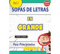 SOPA DE LETRAS EN ESPAÑOL PARA PRINCIPIANTES - GENIAL! VOL.1 - DELTA CLASSICS