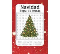 Sopa de letras Navidad: ¡Descubre la magia de la Navidad con esta encantadora colección de sopas de letras! | Más de 1,500 palabras y más de 150 rompecabezas navideños