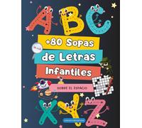 Sopa de Letras para Niños: Espacio: 80 Puzzles Divertidos con Soluciones | Planetas, Astronautas, Galaxias, Cohetes y Universo | Juego Educativo STEM ... para Niños de 7 a 12 Años | Letra Grande