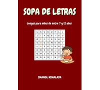 Sopa de Letras: Sopa de letras para niños de 7 a 12 años