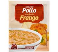 Sopa de Pollo con Canja de Frango, Zuppa di Pollo Disidratata, Pronta da Mangiare, 4 Porzioni, pack 6