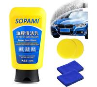 Sopami Car Coating Spray, Remove Car Glass Oil Film,Sopami Quickly Coat Car Wax Polish Spray,Waterless Wash Car Ceramic Coating (Emulsion*1)