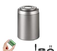 Sopami Mini Electric Shaver, Rasoio Portatile Piccolo Per Uomini E Ragazzi Elettrico Adolescenti, Usb Ad Alta Velocità Di Ricarica Rapida Impermeabile (Stile-C-Grigio)