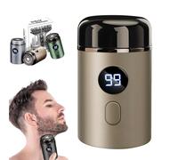 Sopami Mini Rasoio elettrico portatile, mini rasoio Sopami, Capsule Razor, Sopami Mini Shaver, USB lavabile da viaggio, per uomo e donna (oro)