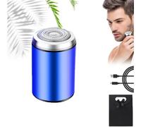 Sopami Mini Shaver, Sopami Mini Portable Electric Shaver, Wet Dry Mini Shaver Men, Usb Rechargeable Waterproof Shaver Electric Beard Trimmer For Home, Car, Trave, Office (Blau)
