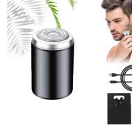 Sopami Mini Shaver, Sopami Mini Portable Electric Shaver, Wet Dry Mini Shaver Men, Usb Rechargeable Waterproof Shaver Electric Beard Trimmer For Home, Car, Trave, Office (Schwarz)