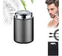 Sopami Mini Shaver, Sopami Mini Portable Electric Shaver, Wet Dry Mini Shaver Men, Usb Rechargeable Waterproof Shaver Electric Beard Trimmer For Home, Car, Trave, Office (Grau)