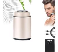 Sopami Mini Shaver, Sopami Mini Portable Electric Shaver, Wet Dry Mini Shaver Men, Usb Rechargeable Waterproof Shaver Electric Beard Trimmer For Home, Car, Trave, Office (Beige)
