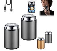 Sopamis Mini Electric Shaver, Sopami Shaver, Sopami Shaver, Sopami Trimmer, Mini Shavers For Men, Waterproof Minis Portable Electric Shavers, Portable Travel Razors (2PCS-Gray)
