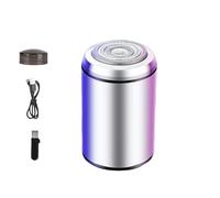 Sopani Mini Shaver, Sopani Mini Electric Shaver, Mini Electric Shavers for Men, New Portable Mini Electric Shaver (Silver)