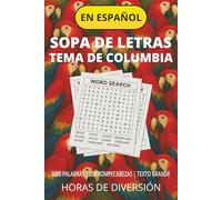 SOPAS DE LETRAS EN ESPAÑOL: TEMA DEL PAÍS DE COLUMBIA