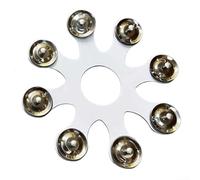 SopFor Histicated Sound Enhancement Aggiungi TFor His For Hi Hat Tamburello alla tua configurazione a percussione (bianco)