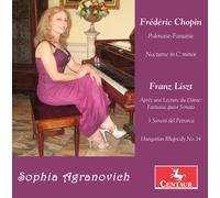 Sophia Agranovich Chopin: Piano Works, Chopin & Liszt (CD)
