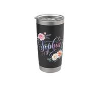 Sophia Fiore Bicchiere termico in acciaio inox doppia parete