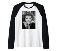Sophia Loren Milionaria Attrice Houseboat 1957 Maglia con Maniche Raglan