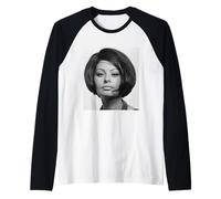 Sophia Loren Ottone Target Attrice di Hollywood 1964 Maglia con Maniche Raglan