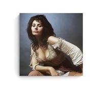 Sophia-Loren - Poster su tela, decorazione da parete, per soggiorno, camera da letto, pittura moderna, per camera da letto, 60 x 60 cm