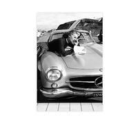 Sophia Loren - Poster su tela per auto, stile classico, decorazione da parete, 30 x 45 cm