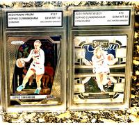 Sophie Cunningham 2024 Panini Prizm #117 E #71 Graded Gem-Mt 10 Lotto Di 2. Coa