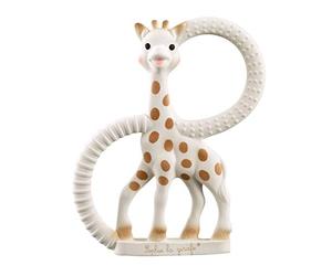 Sophie de giraf So' PURE bijtring STEVIG van 100% natuurlijk rubber, in mooi geschenkdoosje met strik