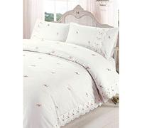 Sophie Floreale King Size Set Copripiumino Vintage Biancheria da Letto Crema