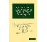 Sophie Germain Recherches sur la théorie des surfaces élastiques (Tascabile)