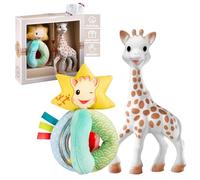 Sophie La Girafe My First Sense & Soft Set Teether Rattle Beige