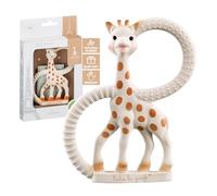 SOPHIE LA GIRAFE, 2 anelli diversi per masticare e alleviare il dolore alle gengive, Dalla nascita