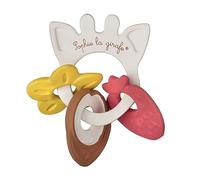 Sophie la Girafe - Anello dei profumi Sophie la Giraffa - Giochi di risveglio - 3 medaglioni di diversi odori - Gomma - Facile da afferrare - Per bambini da 0 mesi