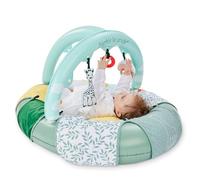 Sophie la Girafe - Cocoon'Aire Tappeto Gioco Evolutivo - Dalla Nascita - Materasso Gonfiabile + Arco Attività | 3 Posizioni Sdraiato, Seduto, Protetto | Cuscino Incluso | Regalo Nascita