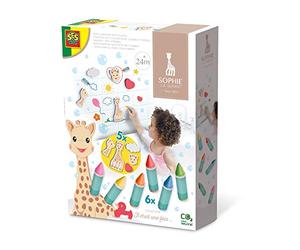 Sophie la girafe - Crayons de couleur pour le bain et formes