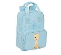 SOPHIE LA GIRAFE DREAMS - Zaino per bambini, con manici, facile da pulire, ideale per bambini di diverse età, confortevole e versatile, qualità e resistenza, 20 x 8 x 28 cm, Blu chiaro, M, Casual