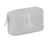 SOPHIE LA GIRAFE MUM - Borsa piccola con materiale riciclato, idrorepellente, pratica e confortevole, resistente e versatile, 20 x 5,5 x 13 cm, colore grigio pietra, Grigio pietra, Estándar, Casual