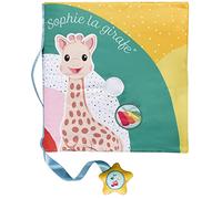 Sophie la Girafe Libro sensoriale in stoffa Touch Play Book gigante 30x30 cm con suoni Multicolore