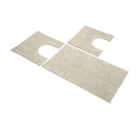 Tappeto BAGNO Antiscivolo Poppy in Ciniglia 40x60 50x80 60x120 e Tris Tre Pezzi