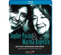 Sophie Pacini & Martha Argerich - Martha Argerich, Sophie Pacini - New Years Impressions from Vienna - Piano Works by Mozart and Liszt [Blu-ray] [2022]