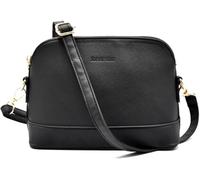 Sophie Siero Borsa a tracolla nera opaca da donna ZI - Borsa a tracolla da donna - Borsa piccola per ragazze