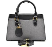 Sophie Siero Borsa nera - Borsa da donna IX - Borsa a tracolla con cerniera per donna in ecopelle - Borsa a tracolla nera - Borsa a tracolla